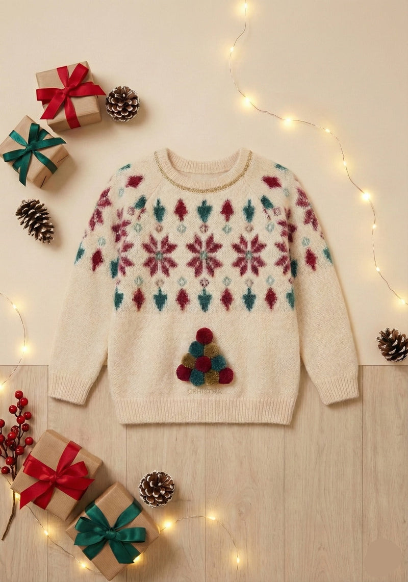 Winter Wonderland Kids Christmas Sweater